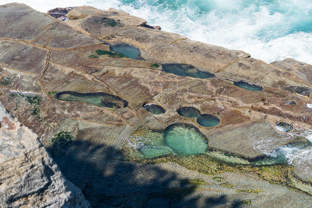 Looking down at the Figure of Eight Pool