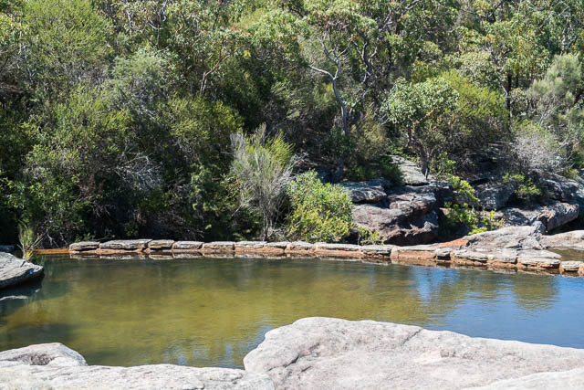 The dam on Wottamolla Creek - a good place for a swim